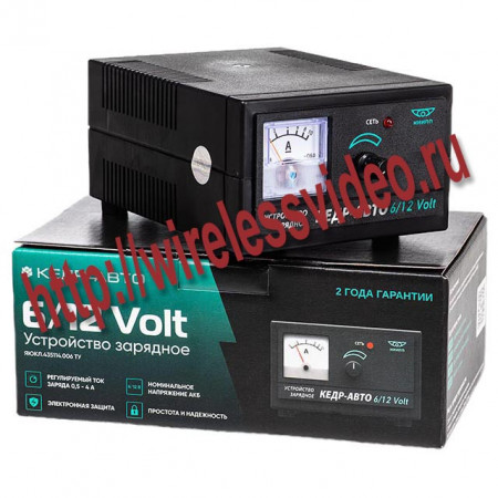 Зарядное устройство АКБ мотоциклов Кедр-Авто 6/12 Volt