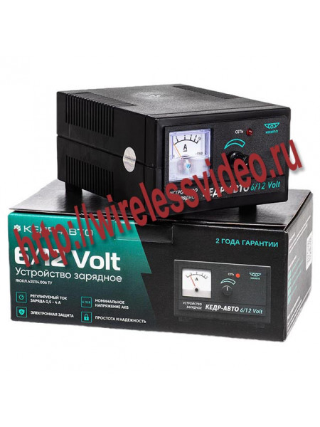 Зарядное устройство АКБ мотоциклов Кедр-Авто 6/12 Volt